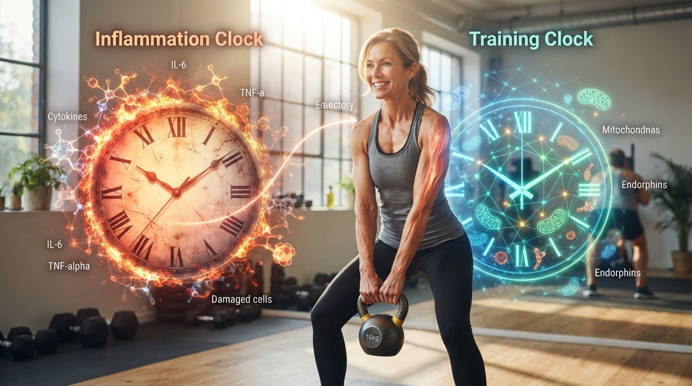 The Inflammation Clock: How Chronic Low-Grade Inflammation Ages You Faster Than Time Itself — and the Training Protocols That Slow It Down
